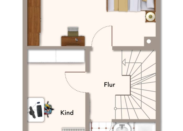 Reihenmittelhaus in Gellershagen mit zusätzl. 25 m² Nutzfläche im Dachgeschoss