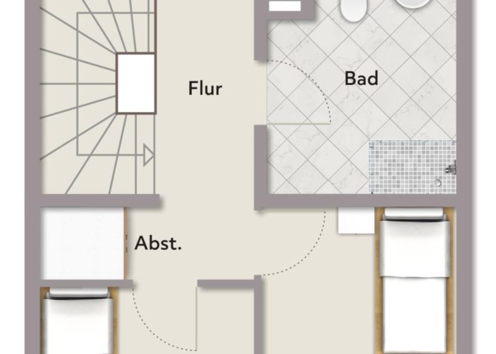 Attraktives Reihenmittelhaus in Ummeln mit Fußbodenheizung und Garage