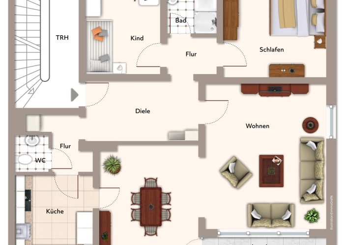 Eigentumswohnung in direkter Nähe der Stauteiche