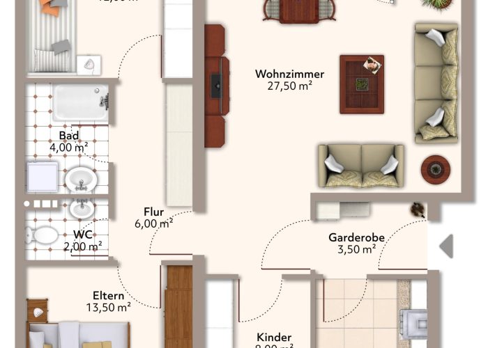 Schöne Eigentumswohnung im beliebten Gellershagen in Uninähe