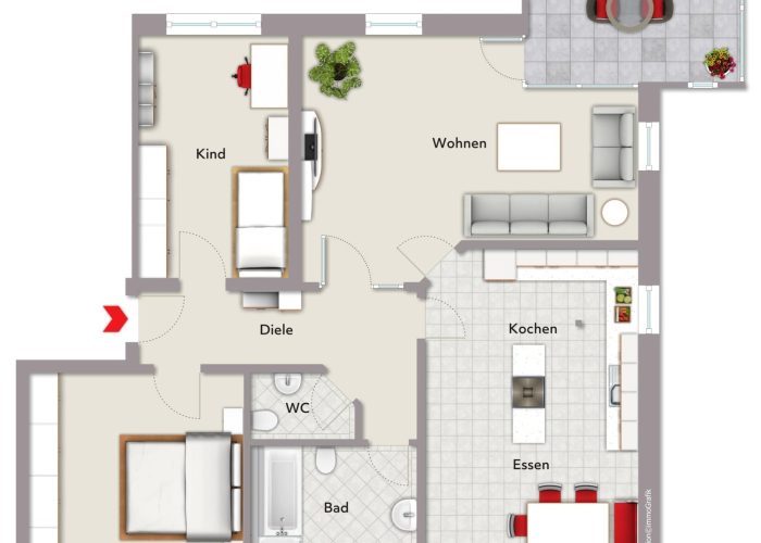 Ruhig wohnen, zentral leben! Eigentumswohnung in Gellershagen – nahe Meierteich