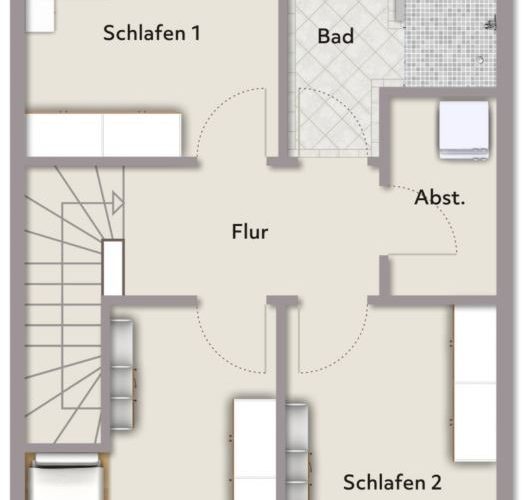 Familienfreundliches KfW 40 Reihenhaus in Heepen