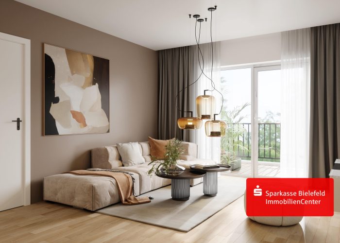 Klimafreundliche Neubauwohnung im Wohnquartier des Bielefelder Südens