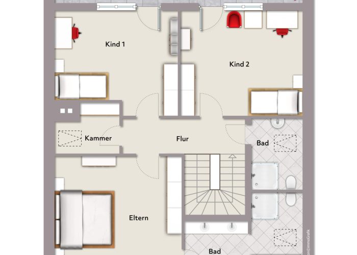Großzügiges Einfamilienhaus mit Einliegerwohnung in Hillegossen