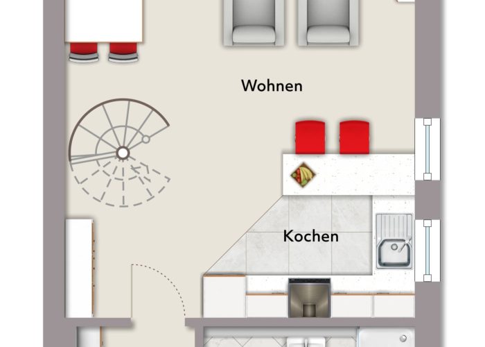 Maisonettewohnung in zentraler Lage von Werther