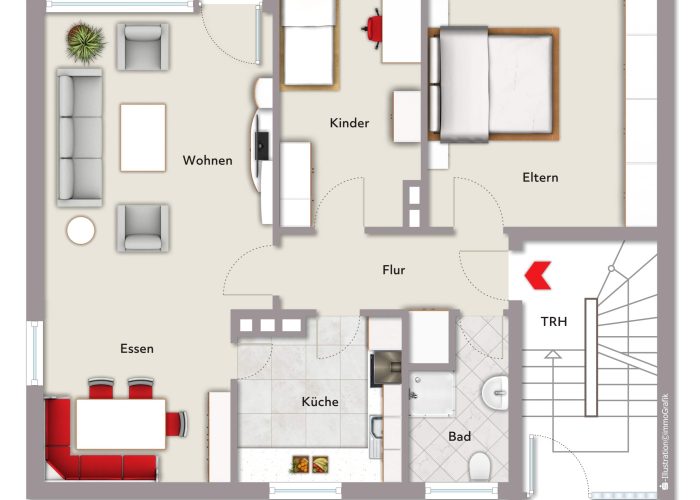 Einfamilienhaus mit Einliegerwohnung im gefragten Quelle