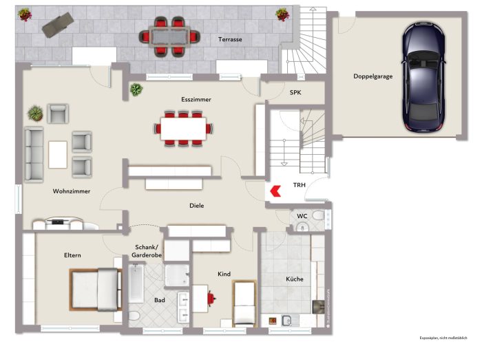 Viel Raum für Ideen: Zweifamilienhaus mit Garten und Balkon in Herford