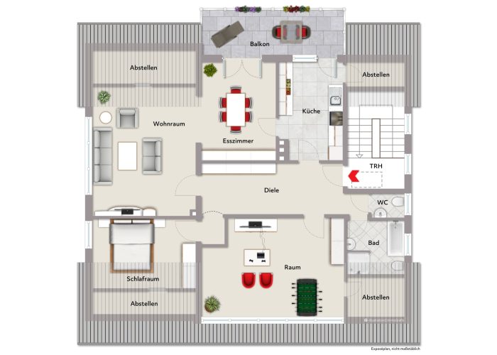 Viel Raum für Ideen: Zweifamilienhaus mit Garten und Balkon in Herford