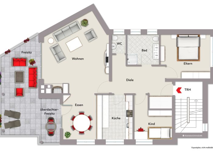 Eigentumswohnung in zentraler Lage von Senne
