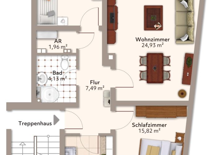 Helle 3-Zimmer-Eigentumswohnung in Bielefeld-Sennestadt