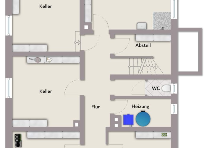 Solides Zweifamilienhaus in toller Lage von Gadderbaum