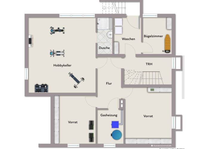 Schönes Einfamilienhaus mit Einliegerwohnung im Herzen von Quelle