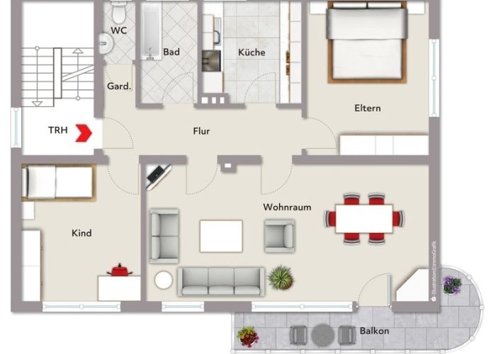 Solides Dreifamilienhaus mit Potenzial in Altenhagen