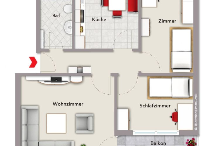 Schöne Erbpachtwohnung in familienfreundlicher Lage von Sennestadt