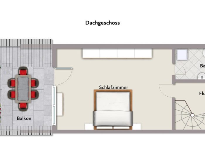 Stilvolle Maisonette-Wohnung in Senne