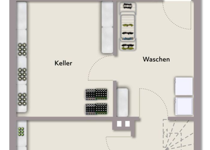 Schickes, komplett saniertes Reihenmittelhaus in Gellershagen