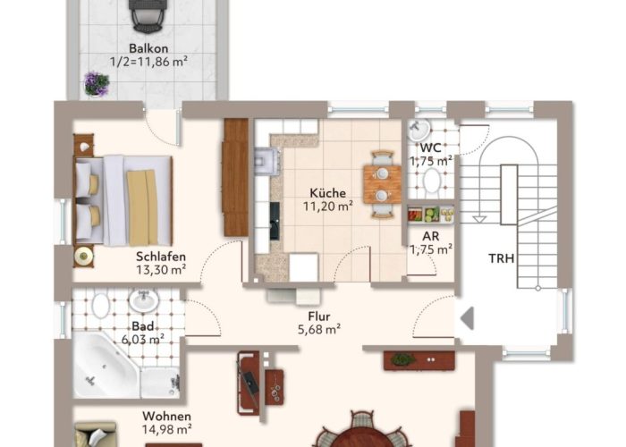 Charmantes Zweifamilienhaus in zentraler Lage der östlichen Innenstadt