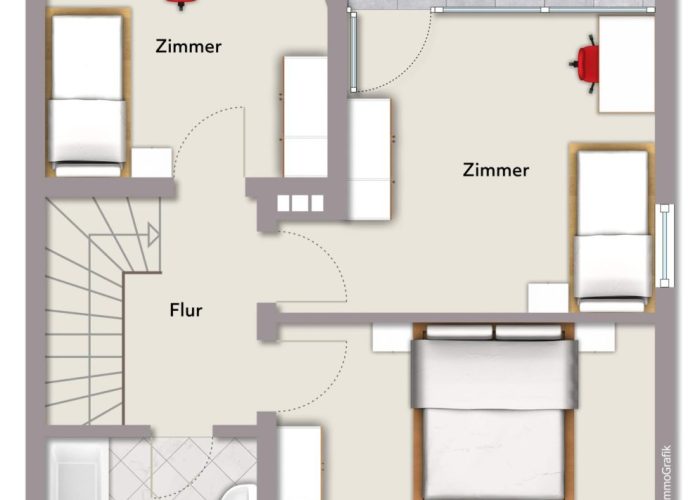Reihenmittelhaus im Bielefelder Stadtteil Sieker