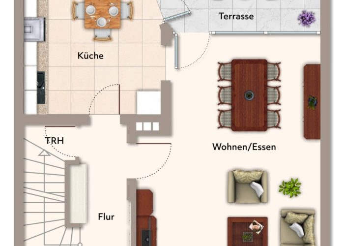 Reihenmittelhaus im Bielefelder Stadtteil Sieker