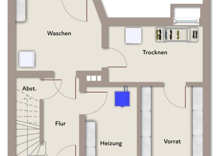 Reihenmittelhaus im Bielefelder Stadtteil Sieker