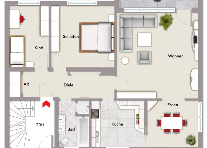 Großzügige 3-Zimmer-Wohnung in Top-Lage von Brackwede