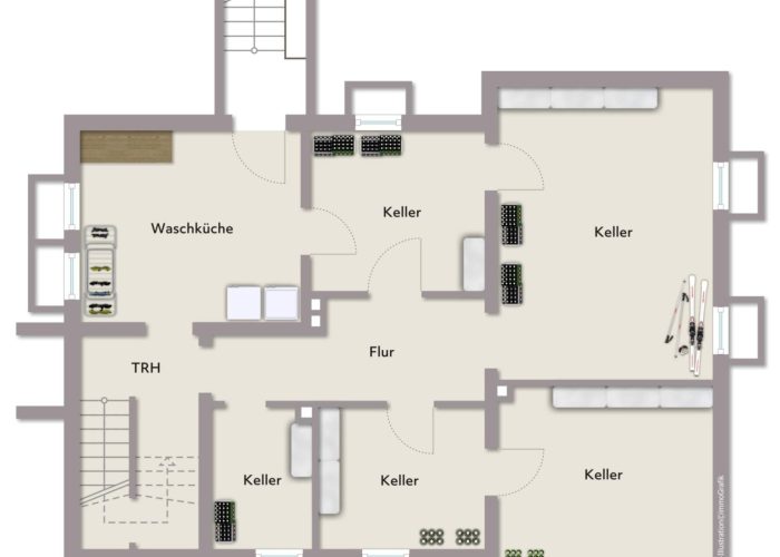 Zweifamilienhaus mit schönem Garten in Brake