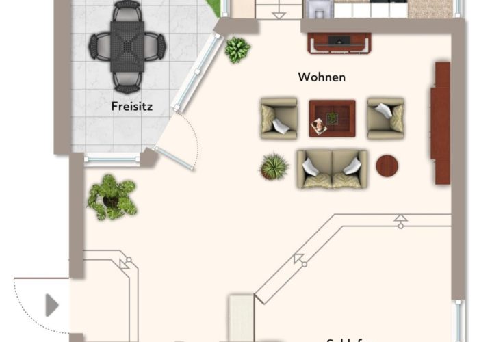 Souterrainwohnung in Oerlinghausen