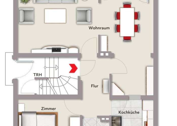 3 Wohneinheiten unter einem Dach – Doppelhaushälfte in Gellershagen