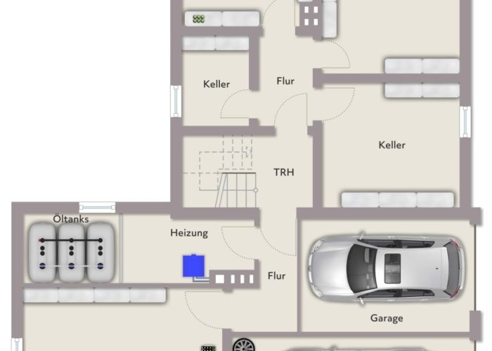 Vier Wohneinheiten auf großzügigem Grundstück – Mehrfamilienhaus in Heepen