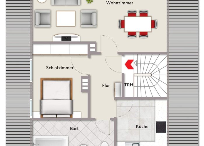 Dachgeschosswohnung in Uni-Nähe – direkt am Gellershagenpark!