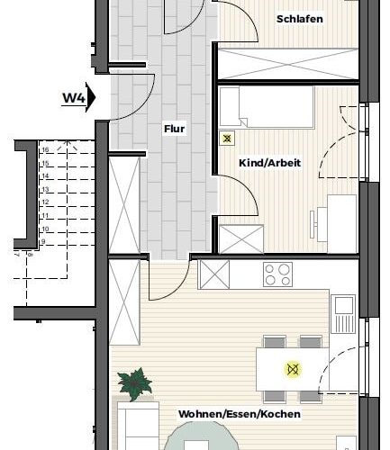 Neubau-Etagenwohnung im Ortsteil Heepen