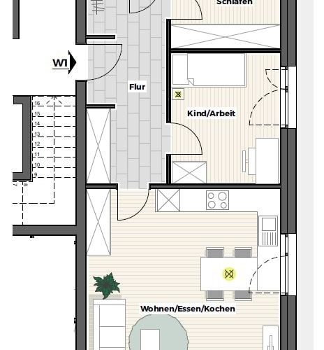 Neubau-Etagenwohnung im Ortsteil Heepen