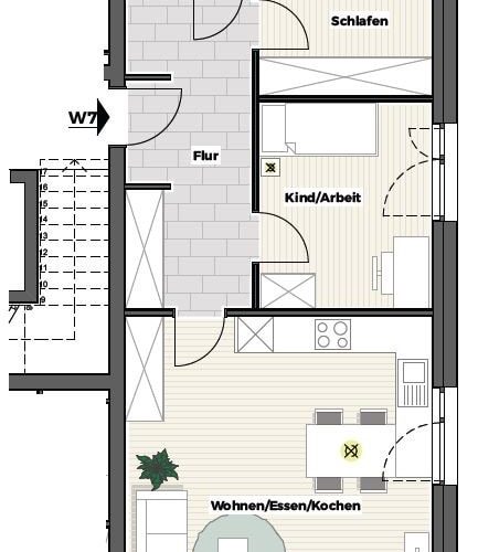 Neubau-Etagenwohnung im Ortsteil Heepen