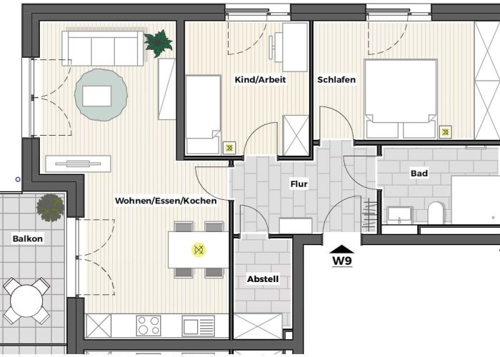 Neubau-Etagenwohnung im Ortsteil Heepen
