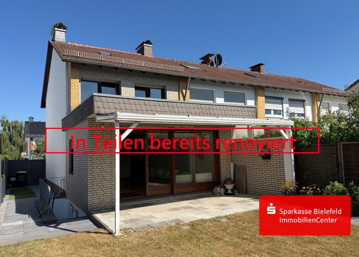 In Teilen bereits renoviertes Reihenendhaus in zentraler Lage im schönen Heepen