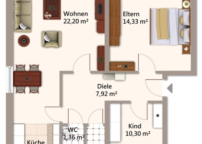 Eigentumswohnung in zentraler Lage von Brake
